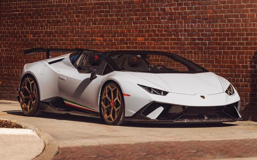 Lamborghini Huracan Perfomante Spyder by Novitec Rosso on Vossen Wheels (NV1) '2019